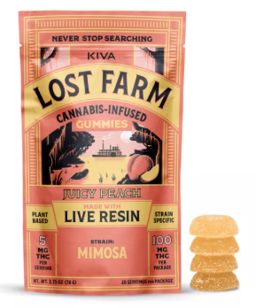 Juicy Peach x Mimosa Live Resin Lost Farms