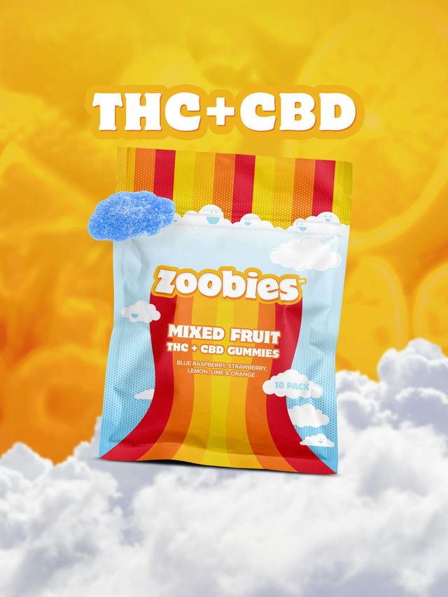 Mixed Fruit 1:1 THC:CBD Indica Zoobies