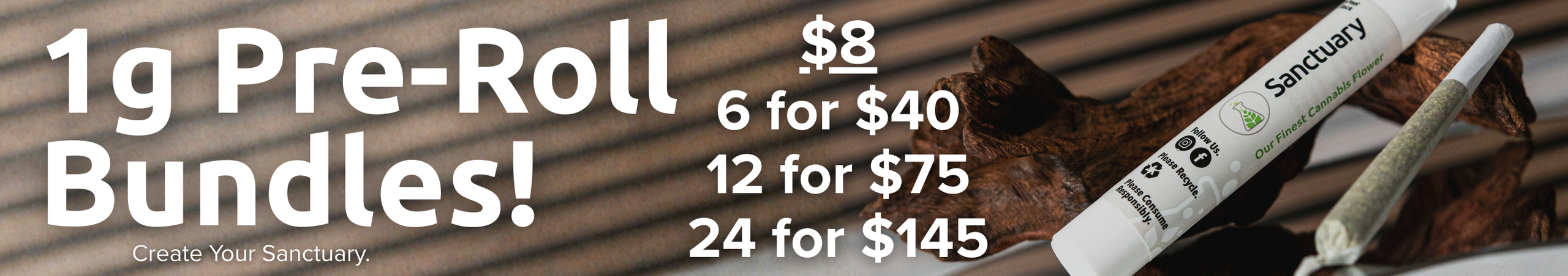 Cannabis Promo, Cannabis Sales, Cannabis Discounts, Cannabis on Sale, Pre-Roll Bundles