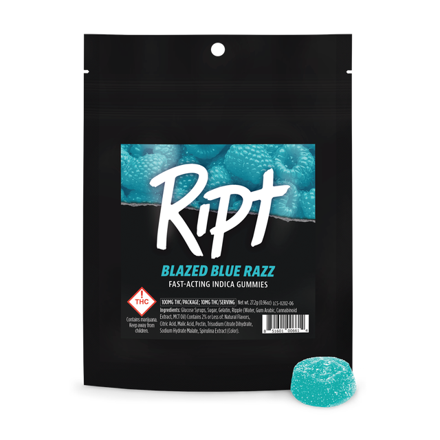 Blazed Blue Razz (I) Ript