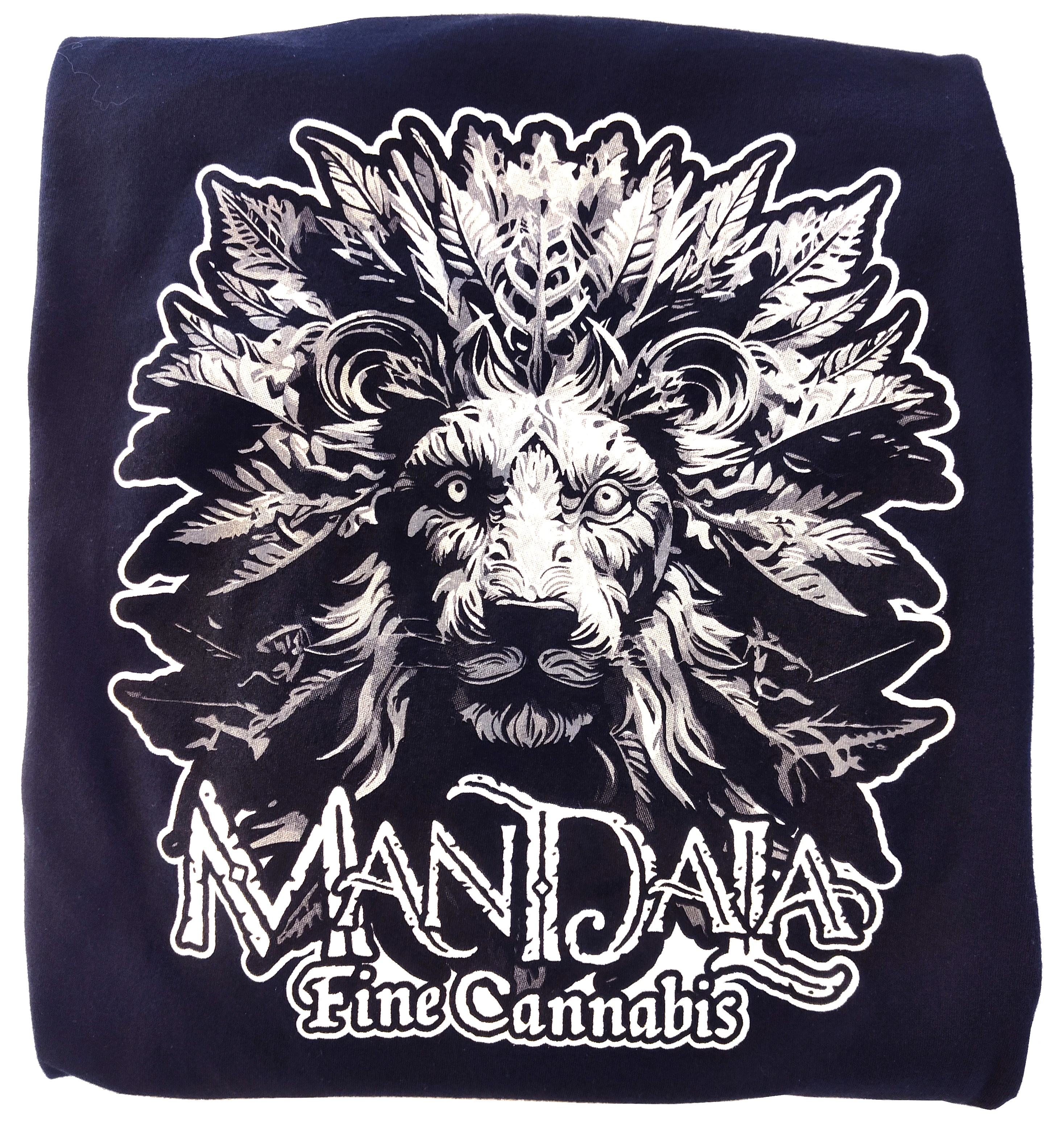 Monochrome Lion Black Women's Mandala