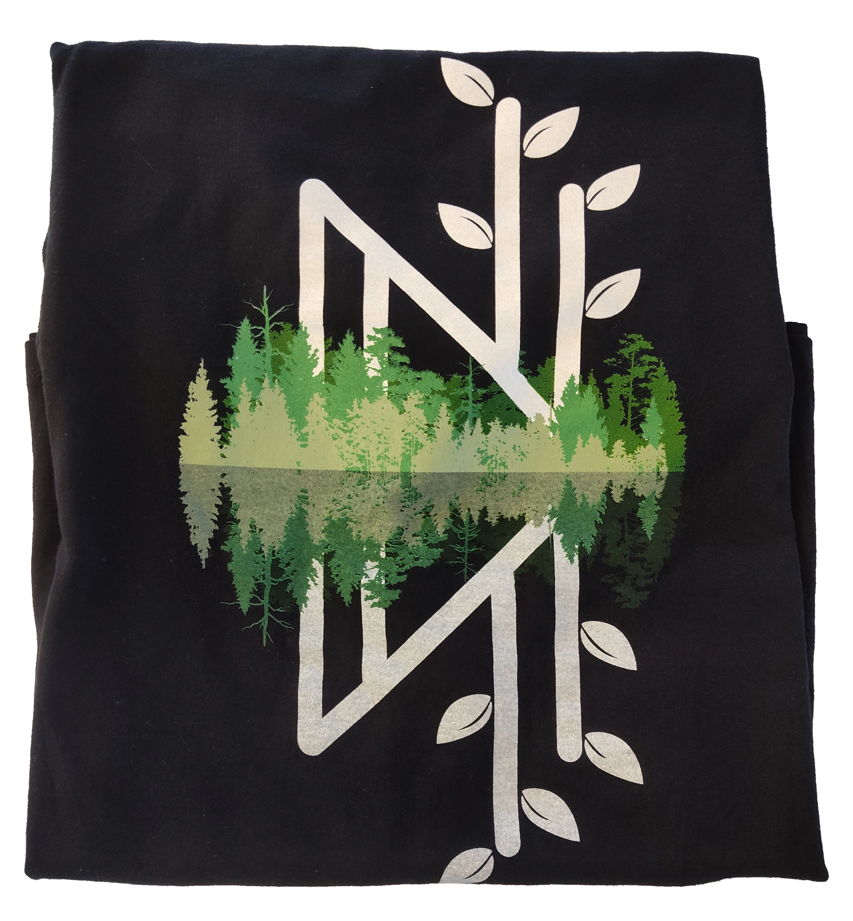 Forrest Reflection Black Women's Nature's