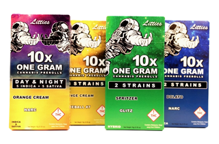 10 Pack Sativa - Suga Ray Leonard & Watermelon Hurricane - 1g Each Litties