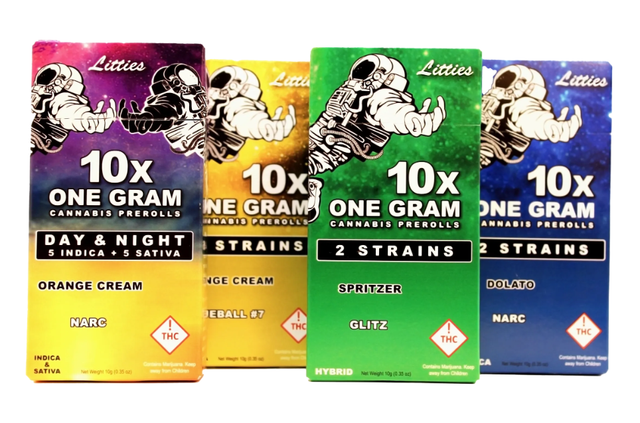 10 Pack - Rootbeer Sunrise & Lime Optix - 1g Each Litties