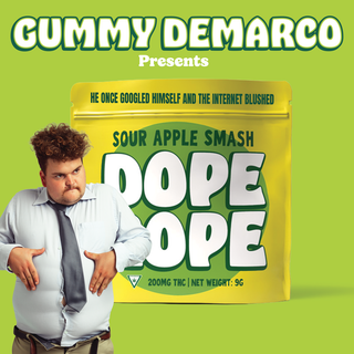 Sour Apple Smash Dope Rope Gummy Demarco