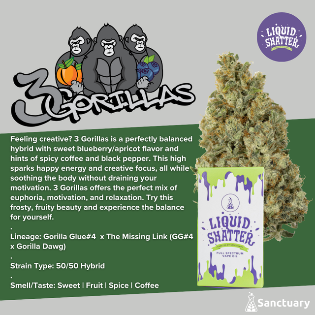 3 Gorillas Liquid Shatter