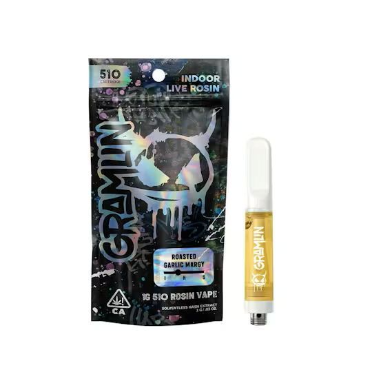 Roasted Garlic Margy Live Rosin 510 Gramlin