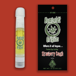 Cannabis Promo, Cannabis Sales, Cannabis Discounts, Cannabis on Sale, CLEARANCE Humbolt Origins Strawberry Cough vape cart 1
