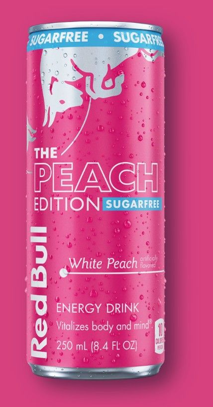 White Peach Sugar Free Red Bull