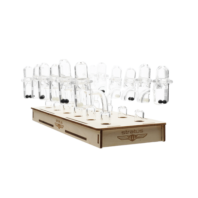 14mm Quartz Banger Set (Carb Cap & Terp Pearls Inc Stratus