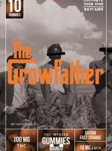 The Growfather Mango Fast Acting Gummies 10mg | 10 pack