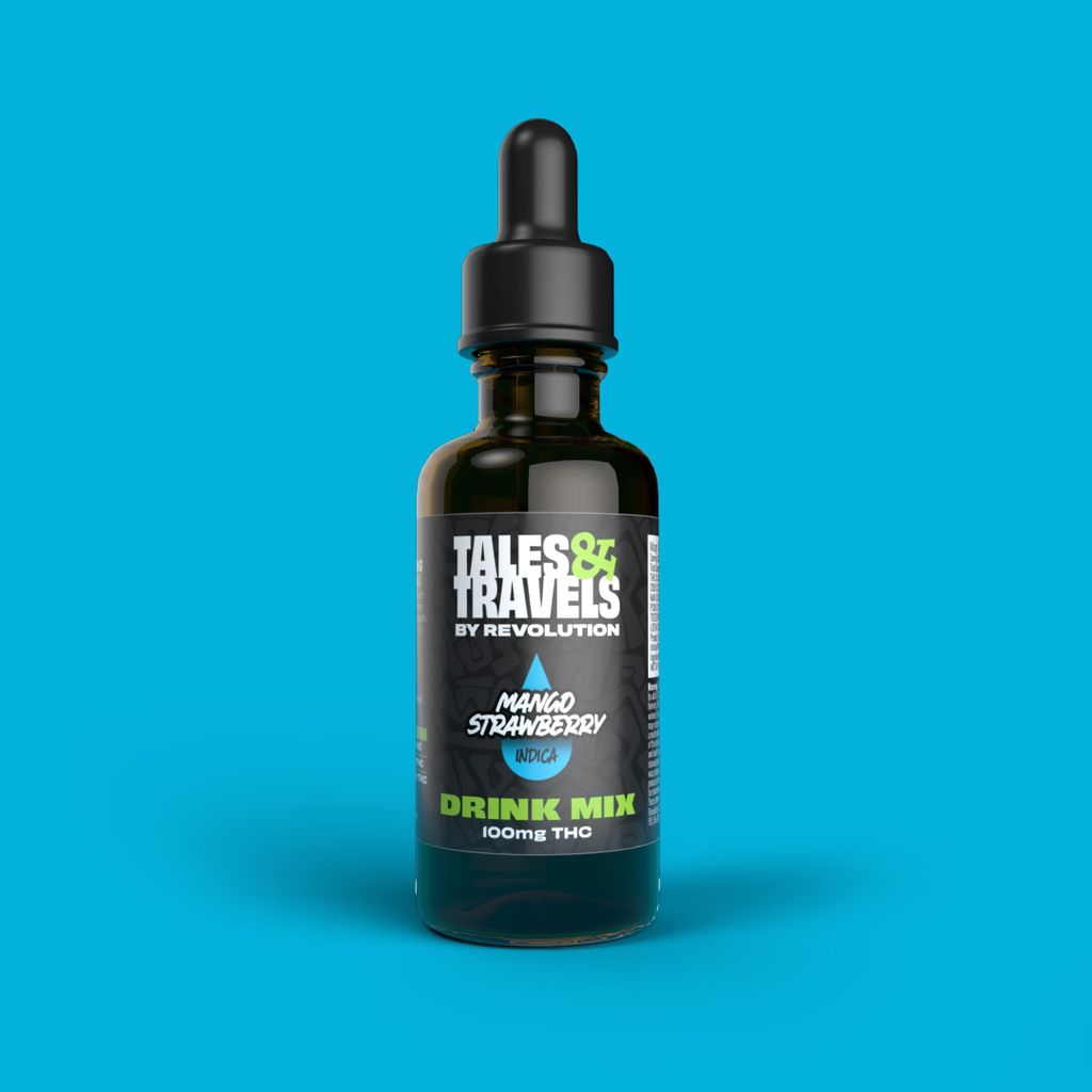 Tales and Travels Mango Strawberry Drink Mix 1pk 100mg