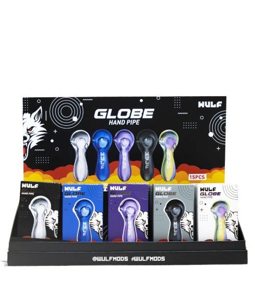 Wulf Globe Hand Pipe - Purple Wulf
