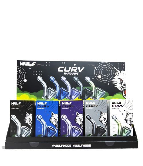 Wulf Curv Hand Pipe - Assorted Colors Wulf