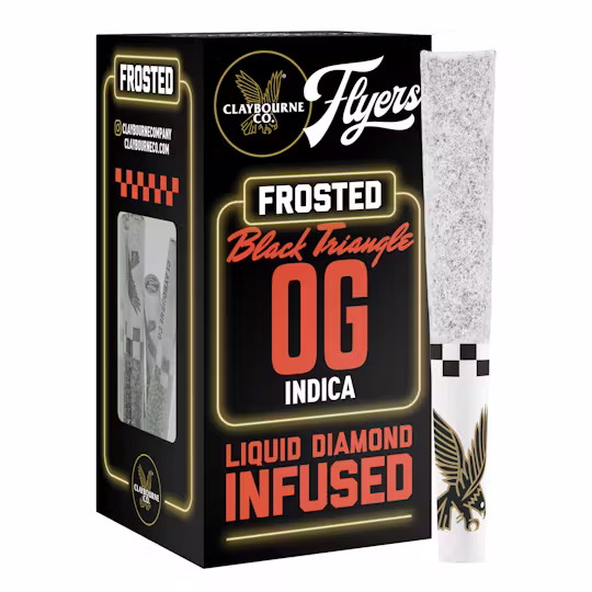 Black Triangle OG Frosted Flyers Claybourne Co.