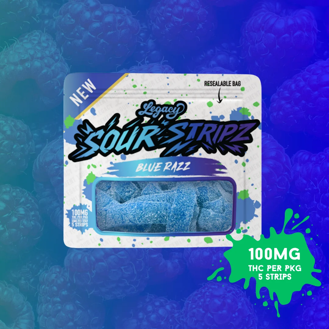 Sour Blue Razz Stripz Legacy