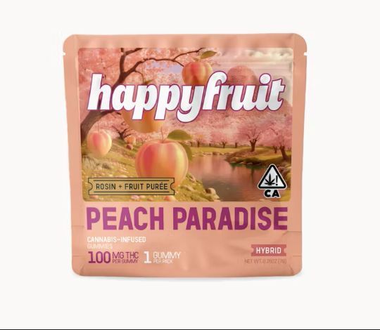 Peach Paradise Single Rosin Happy Fruit