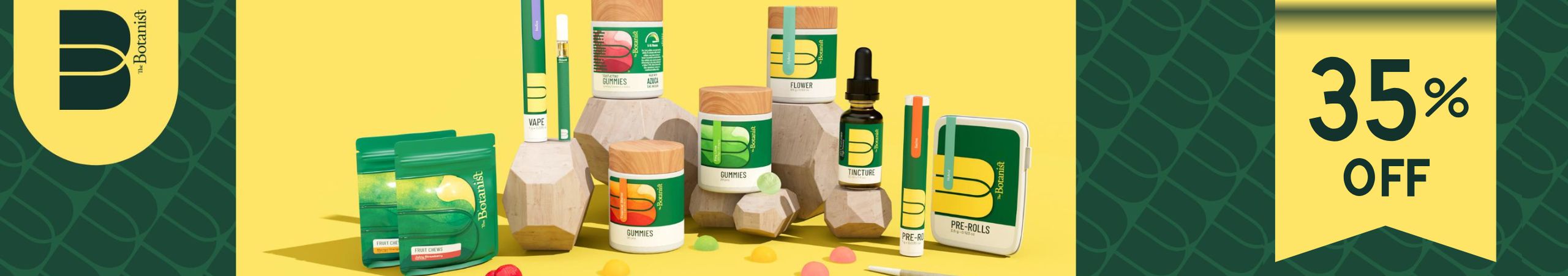 Cannabis Promo, Cannabis Sales, Cannabis Discounts, Cannabis on Sale, 35% Off Botanist/Superflux