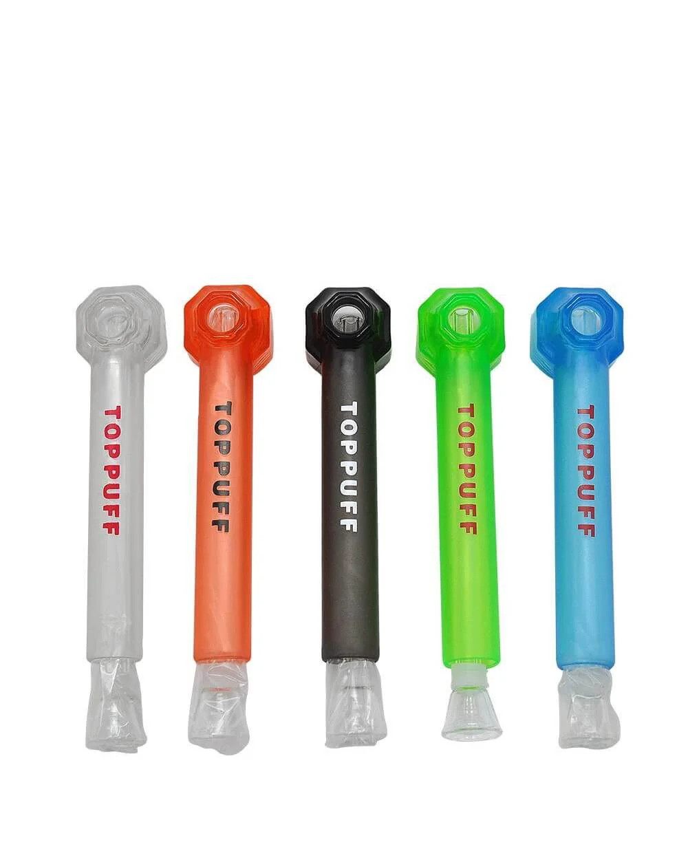 Top Puff Portable Water Pipe Glass Each