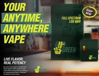 Cannabis Promo, Cannabis Sales, Cannabis Discounts, Cannabis on Sale, Good Green 2g Vape for $65 3