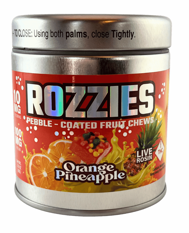 Rozzies Orange Pineapple Rebel Edibles