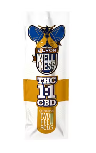 Elyon Wellness Gush Mintz 1:1 THC:CBD Pre-Rolls 0.75g | 2pk