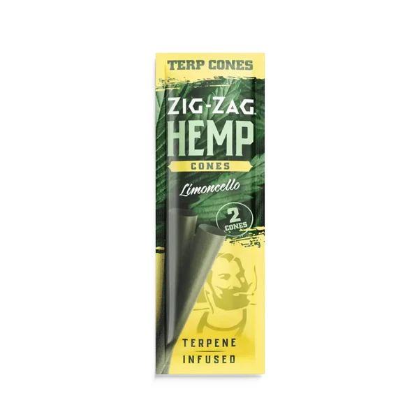 Limoncello Hemp Cones 2ct Zig Zag