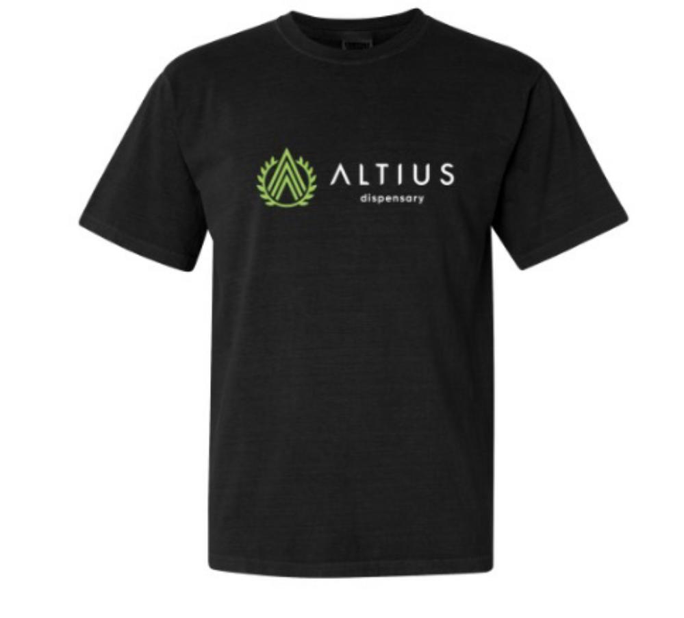 Altius Unisex T-shirt-Black - 2XL Each
