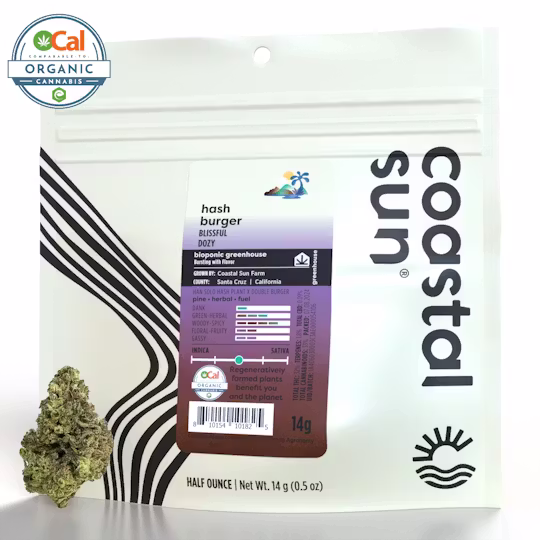 Hash Burger OCAL Greenhouse Coastal Sun