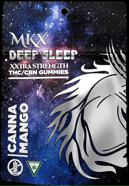 Buy Deep Sleep Mango 4:1 THC:CBN 10 Pack | 200mg Gummies online