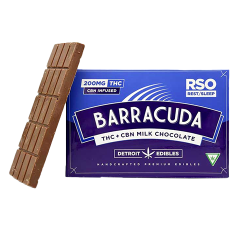 Buy Barracuda Rest 200mg RSO Chocolate Bar online - Skymint Ann