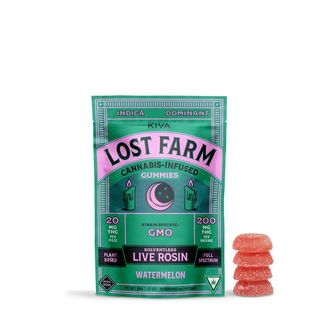 Cannabis Promo, Cannabis Sales, Cannabis Discounts, Cannabis on Sale, 3/$55 Kiva Lost Farms Solventless Gummies 2