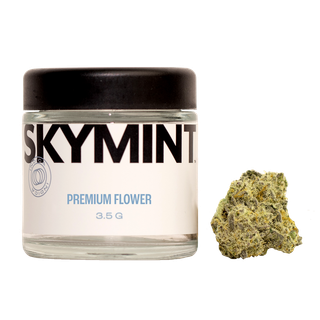 Cannabis Promo, Cannabis Sales, Cannabis Discounts, Cannabis on Sale, 3/$45 Skymint 3.5g Pre-packaged Flower 1