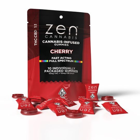 Cherry 1:1 THC:CBD 10 Pack Zen Cannabis