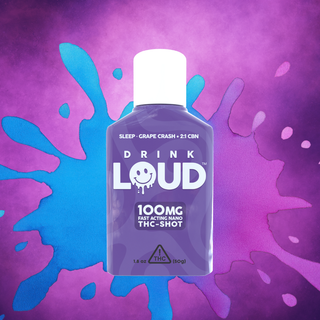 Drink Loud : THC Shot Grape Crash 100MG Rove