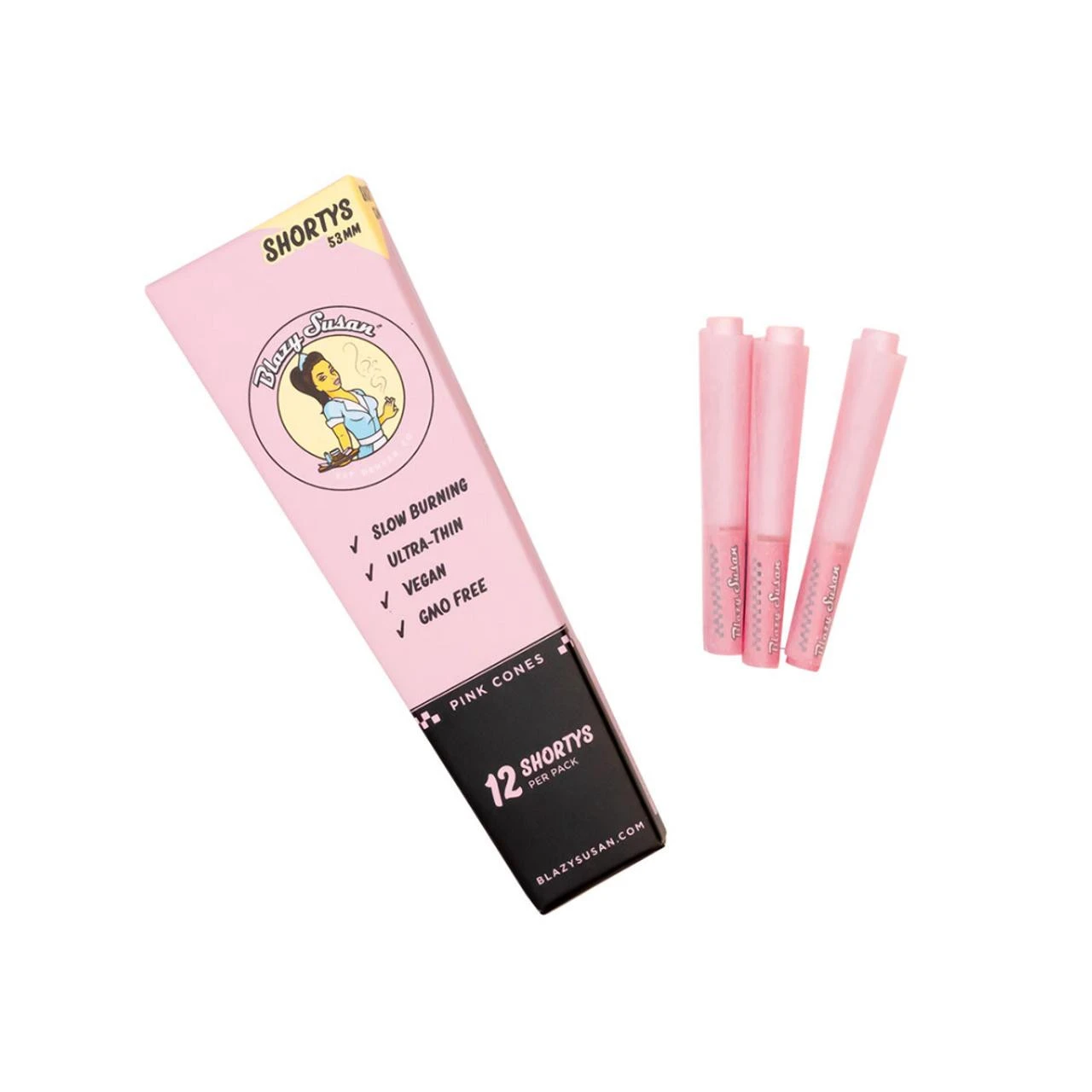 Pink Shortys 53mm 12ct Blazy Susan