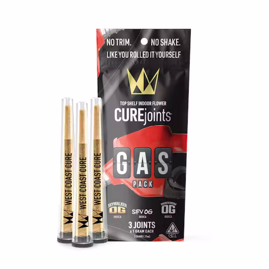 Gas Pack CUREjoint 3 Pack West Coast Cure
