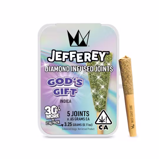 God's Gift Jefferey Infused 5 Pack West Coast Cure