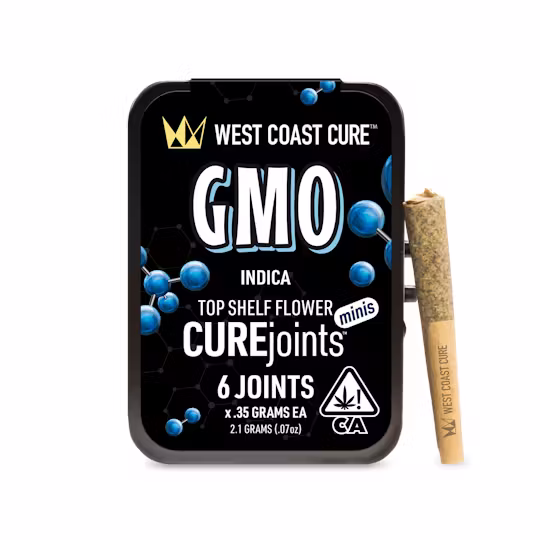 GMO CUREjoint Mini 6 Pack West Coast Cure