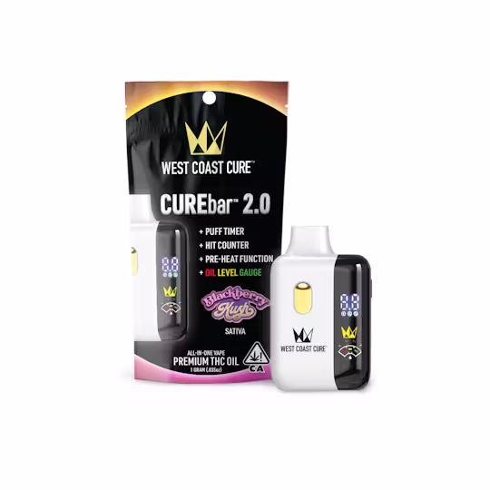 Blackberry Kush CUREbar 2.0 West Coast Cure