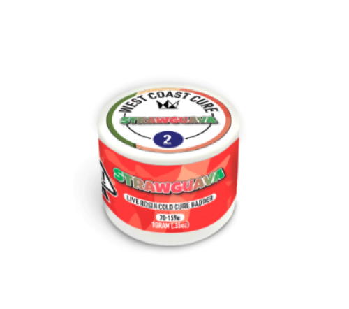 Strawguava Tier 2 Cold Cure Rosin Concentrate West Coast Cure