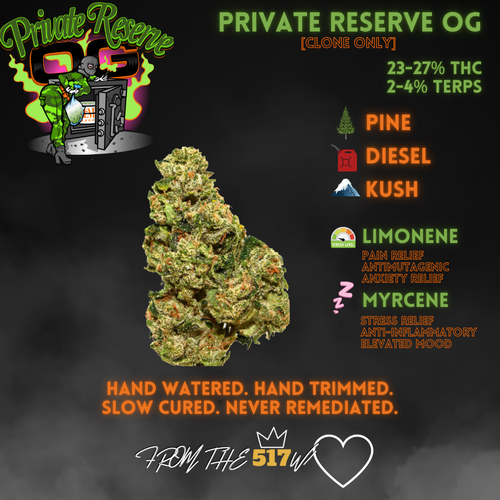 517 Premier Miron Half OZ Private Reserve Premier Cannabis