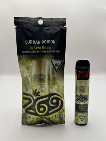 Buy Durban Poison Disposable Vape 1g Live Resin online - Kinship Cannabis  Co. - Parma | Albion
