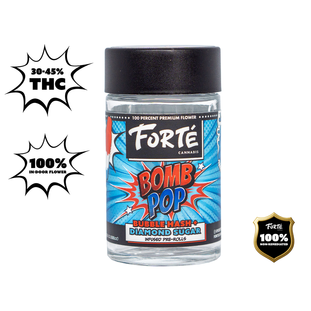 Buy Bomb Pop 5 Pack | 2.5g Bubble Hash Infused Pre-Roll online