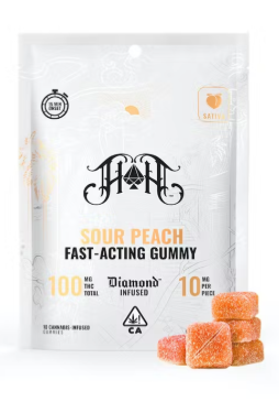 Fast Acting Gummy Pack: Sour Peach [S] Heavy Hitters