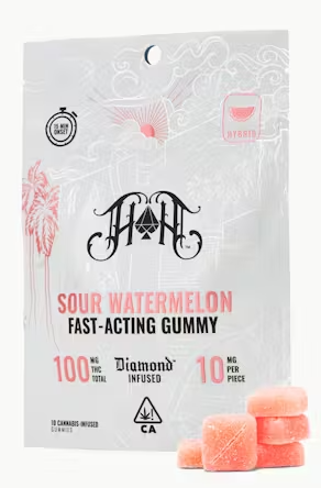 Fast Acting Gummy Pack: Sour Watermelon [H] Heavy Hitters