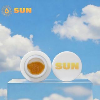 Orange Cream Pop Cured Resin Sun