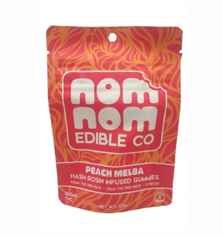 Peach Melba Hash Rosin Infused  Nom Nom