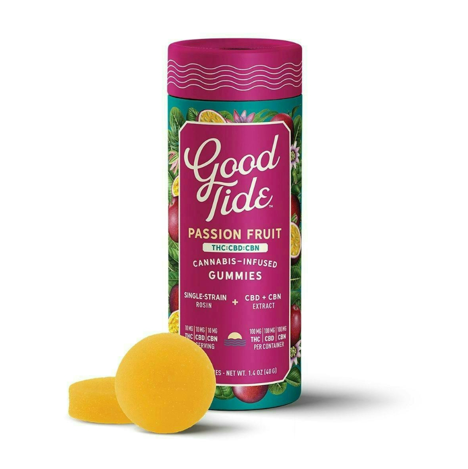 Good Tide Passion Fruit 'Sleep' Rosin Gummies 100mg, 10pk