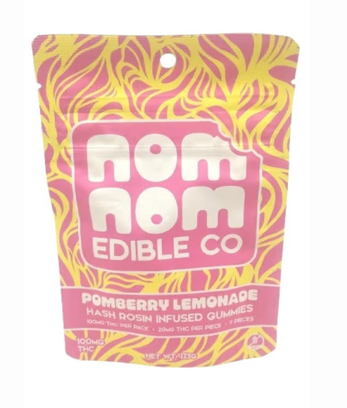 Pomberry Lemonade Hash Rosin Infused  Nom Nom